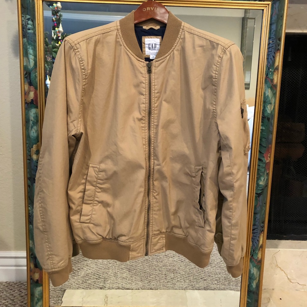 Gap Tan Bomber Jacket